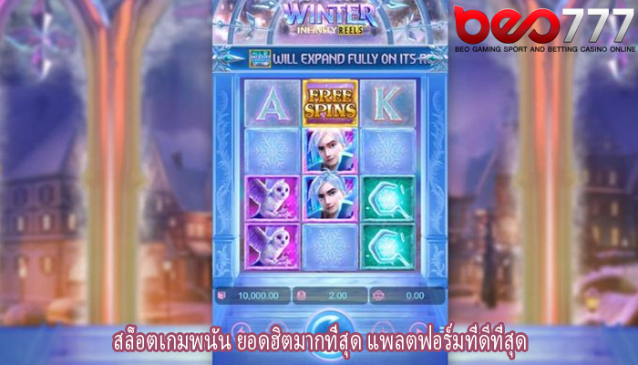 สล็อตเกมพนัน ยอดฮิตมากที่สุด แพลตฟอร์มที่ดีที่สุด